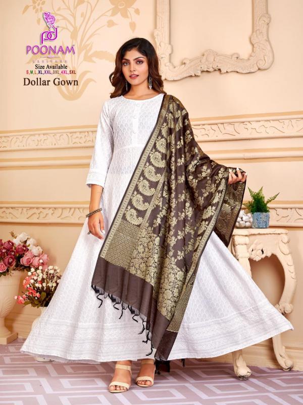 Poonam Dollar Gown Exclusive Gown With Dupatta Edition